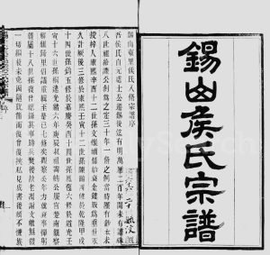 1919年锡山东里侯氏八修宗谱[20卷]江苏无锡侯姓电子版族谱下载