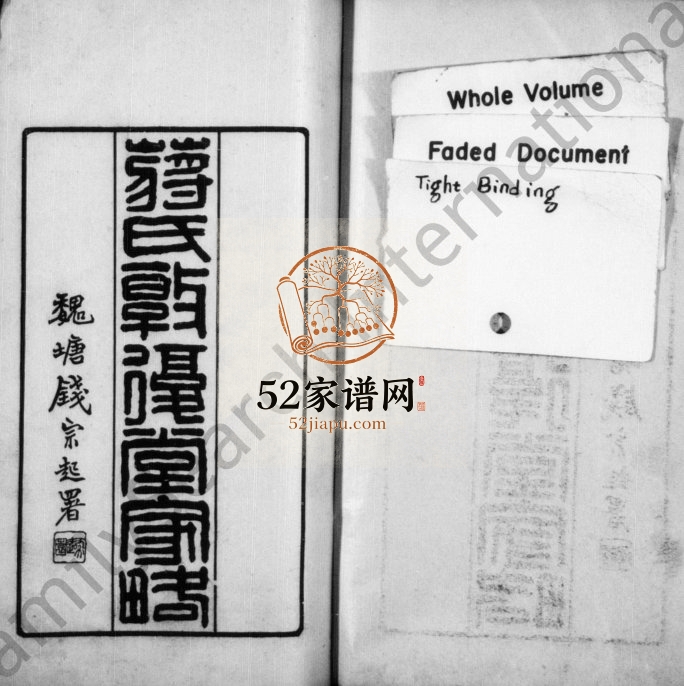 1906年修蒋氏敦复堂家略[4卷]江苏青浦蒋姓电子版族谱下载