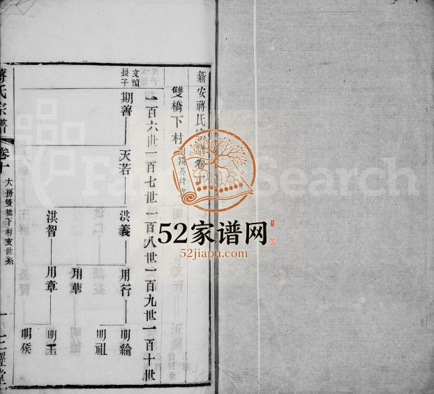 新安蒋氏宗谱 江苏武进三径堂蒋姓电子版族谱下载