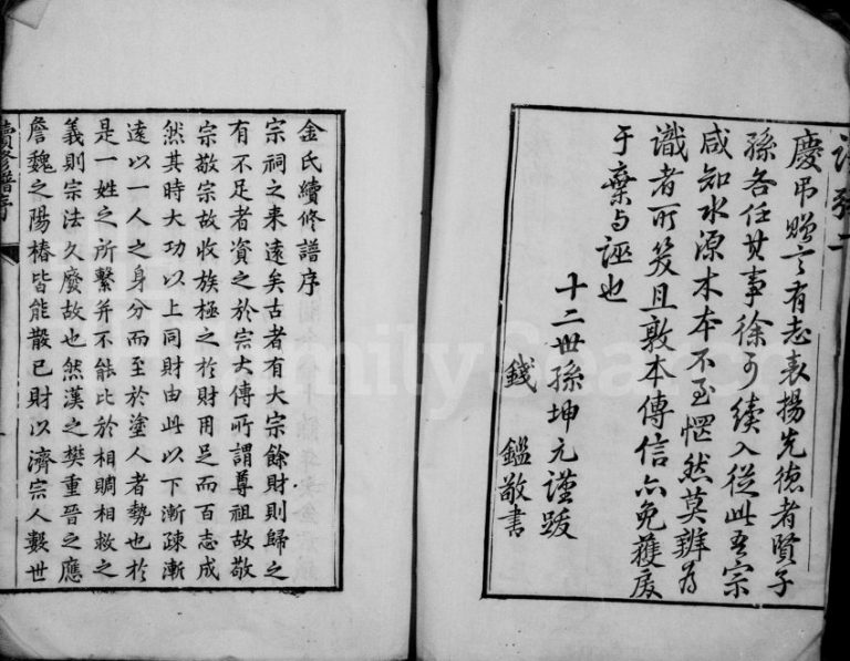 清同治常熟慈村金氏家谱[9卷]江苏海虞慈瀛金姓电子版族谱下载