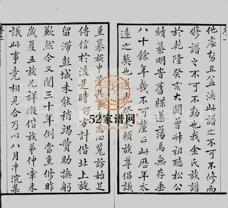 1856年延陵金氏增修宗谱[23卷首末各1卷]江苏武进忠孝堂金姓电子版族谱下载