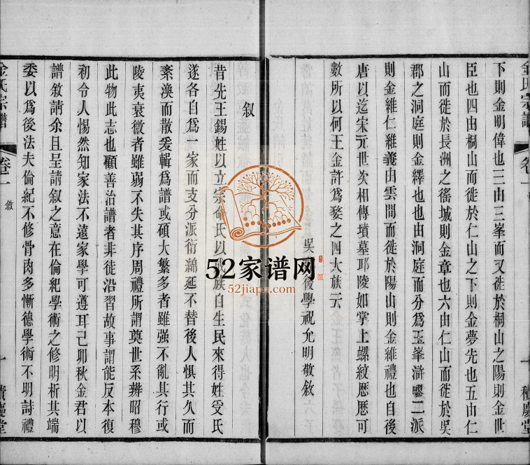 1909年修金氏宗谱[6卷]江苏江阴 无锡积庆堂金姓电子版族谱下载