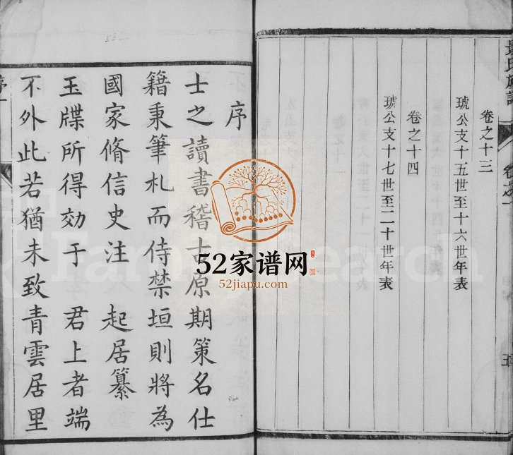 1937年维扬江都景氏重修族谱[14卷]江苏景姓电子版家谱下载