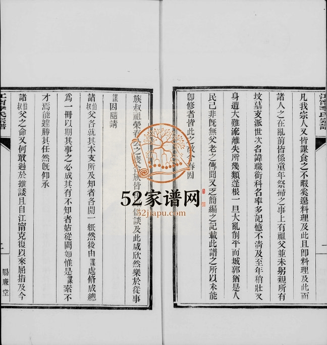 1902年修江宁李氏宗谱 江苏赐廉堂李姓电子版族谱下载
