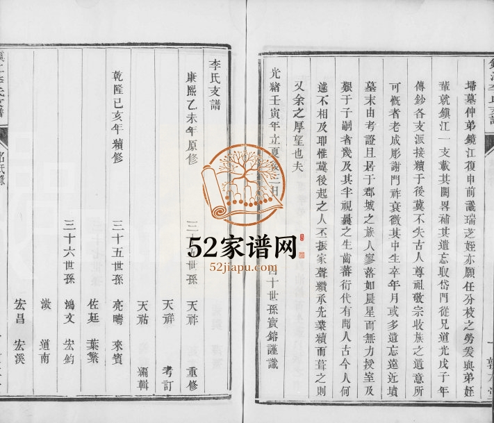 1902年修镇江李氏支谱[4卷] 敦本堂李姓电子版族谱下载