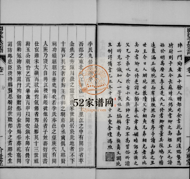 1925年修开沙李氏宗谱[30卷首末各1卷]江苏镇江介祉堂李姓电子版族谱下载