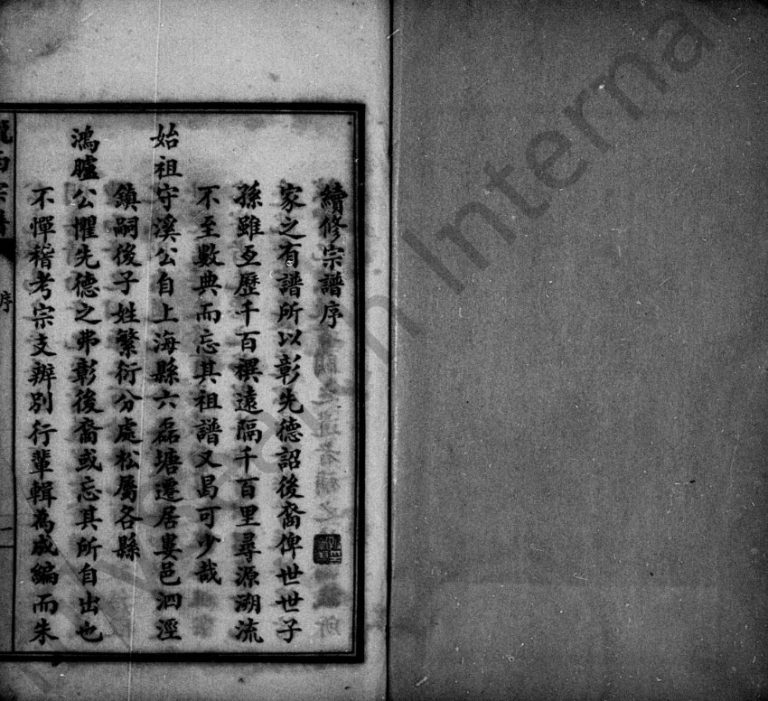 1929年修陇西李氏宗谱 上海市松江泗泾镇李姓电子版族谱下载