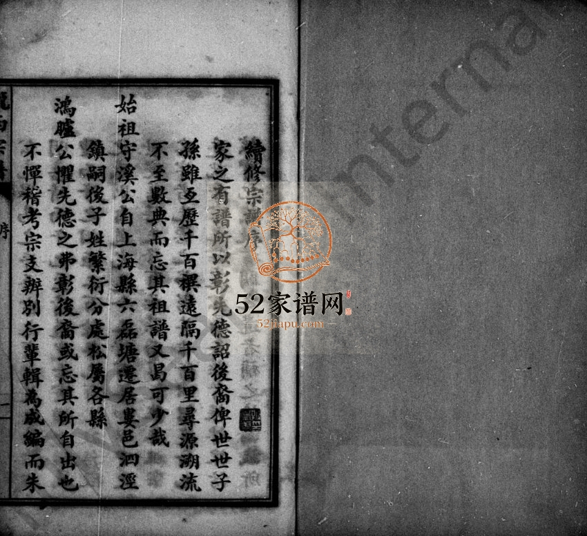 1929年修陇西李氏宗谱 上海市松江泗泾镇李姓电子版族谱下载
