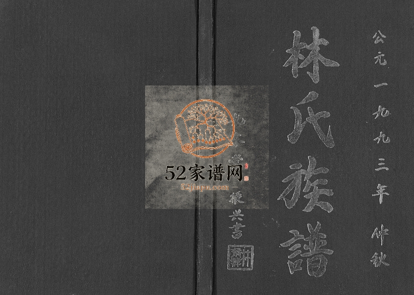 1993年修林氏族谱[不分卷]江苏清江浦九木堂林姓电子版家谱下载