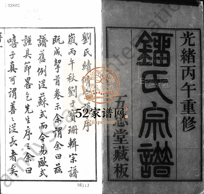 1907年修刘氏宗谱[28卷]江苏靖江五忠堂刘姓电子版族谱下载
