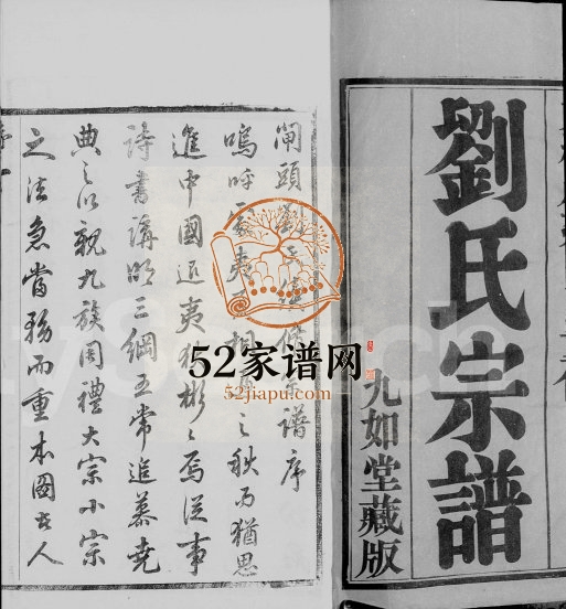 1905年修晋陵闸头刘氏宗谱 江苏武进九如堂刘姓电子版族谱下载