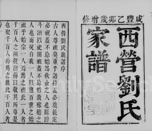 1855年修西营刘氏家谱[10卷]江苏武进刘姓电子版族谱下载