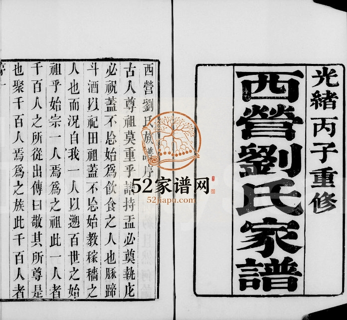 1876年修西营刘氏家谱[12卷]江苏武进刘姓电子版族谱下载