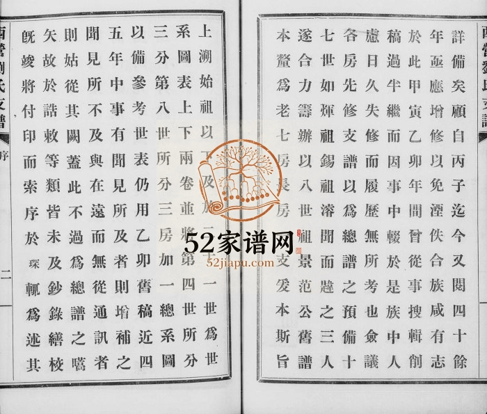 1920年修西营刘氏支谱 江苏武进刘姓电子版族谱下载