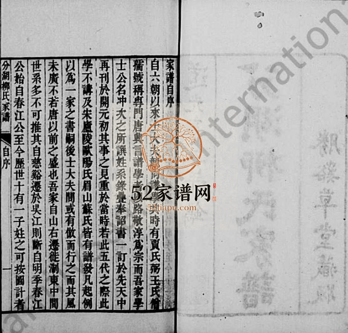 1841年修分湖柳氏家谱[10卷]江苏吴江胜溪草堂柳姓电子版族谱下载