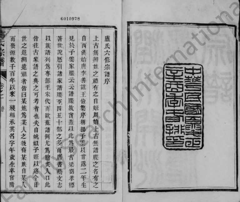 1921年润州开沙卢氏六修宗谱[12卷]江苏镇江卢姓电子版族谱下载