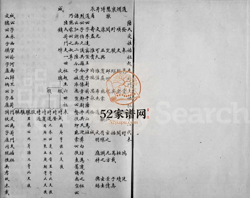 清代陆氏葑门支谱[2卷]江苏吴中陆姓电子版族谱下载