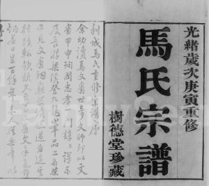 1890年修利城马氏宗谱[6卷]江苏无锡树德堂马姓电子版族谱下载