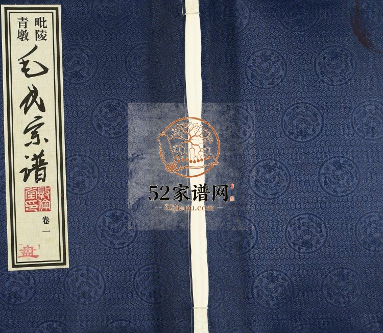 2015年修毗陵青墩毛氏宗谱 江苏武进敦伦堂毛姓电子版族谱下载