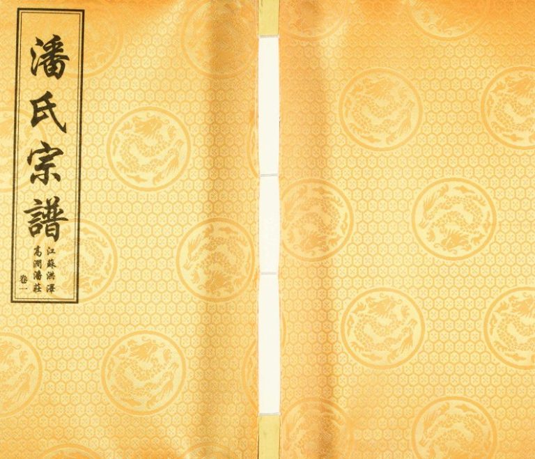 2016年修江苏洪泽高涧潘庄潘氏宗谱[2卷]世德堂潘姓电子版族谱下载