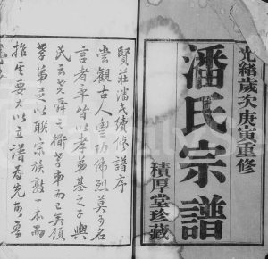 1878年修贤庄潘氏宗谱[4卷]江苏武进积厚堂潘姓电子版族谱下载