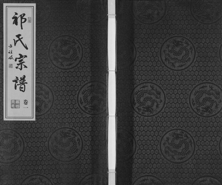 2015年六修祁氏宗谱[12卷]江苏靖江遂初堂祁姓电子版族谱下载