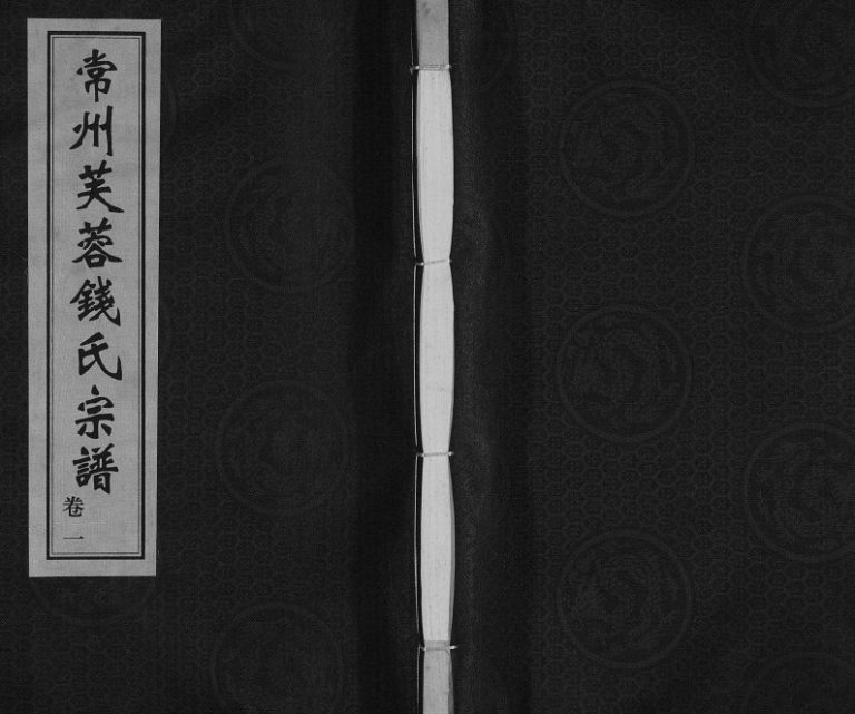 2006年修芙蓉钱氏宗谱 江苏常州云篆堂钱姓电子版族谱下载