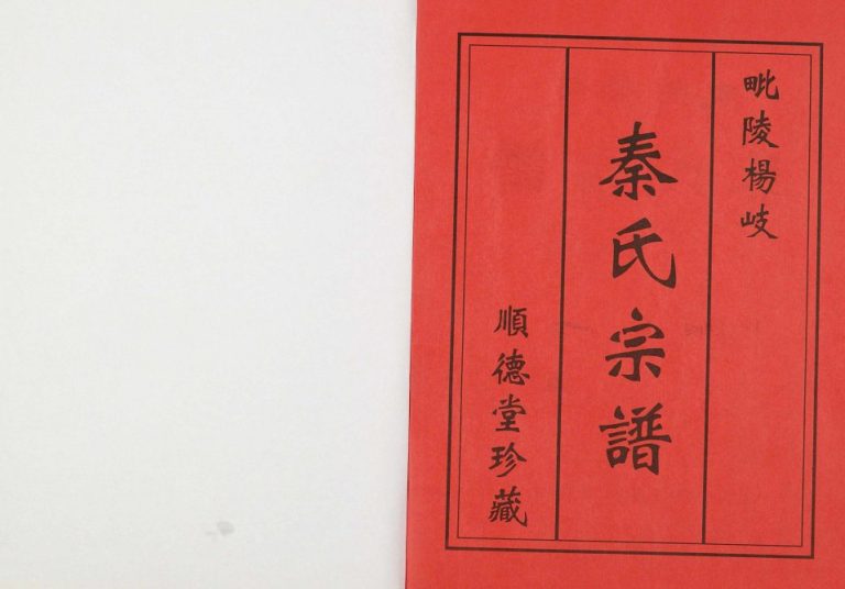 2015年修毗陵杨岐秦氏宗谱 江苏常州顺德堂秦姓电子版族谱下载