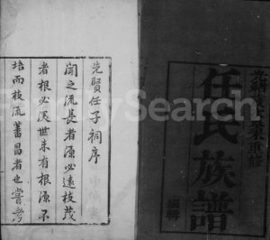 1883年修任氏族谱[8卷]江苏江都任姓电子版家谱下载