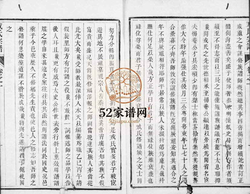 1846年修兴化戎氏宗谱[6卷]江苏戎姓电子版族谱下载
