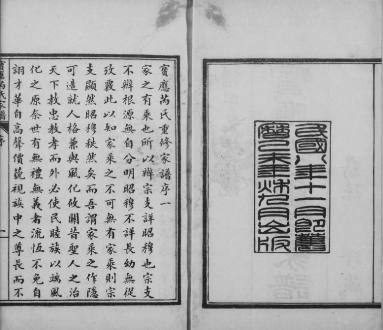 1919年宝应芮氏重修家谱[10卷]江苏芮姓电子版族谱下载