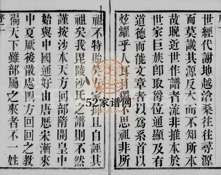 1885年修毘陵沙氏宗谱[22卷含卷首末]江苏武进百寿堂沙姓电子版族谱下载