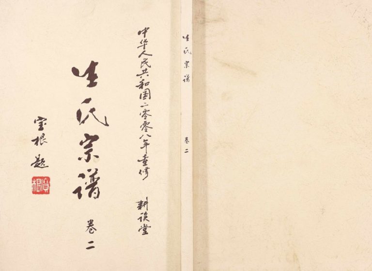 2009年修延令生氏宗谱 江苏泰兴耕读堂生姓电子版族谱下载