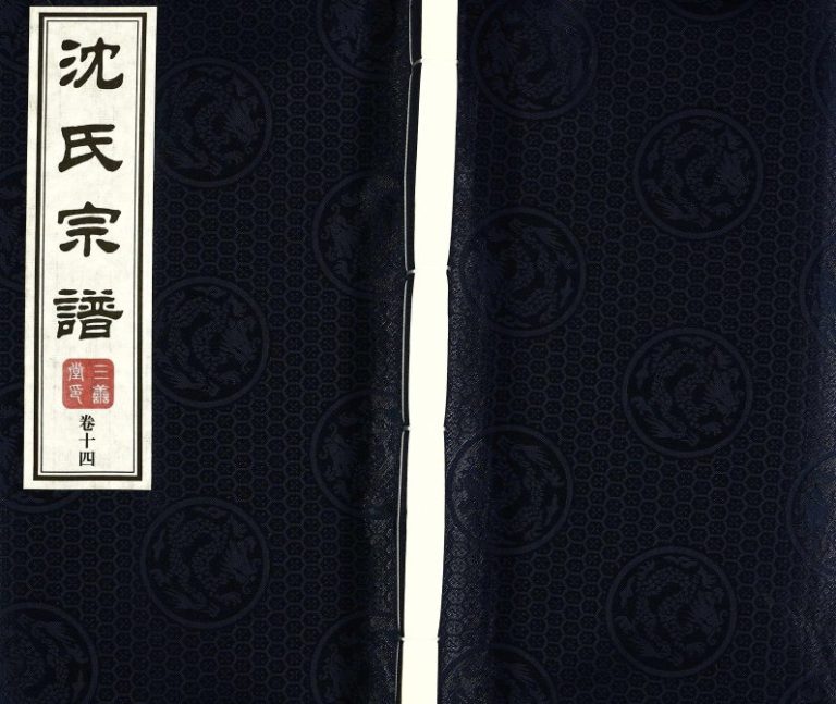2017年修沈氏宗谱[28卷]江苏无锡三善堂沈姓电子版族谱下载