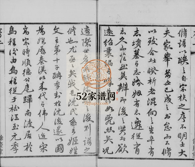 1876年修澄江沈氏宗谱[20卷首1卷]江苏江阴余庆堂沈姓电子版族谱下载