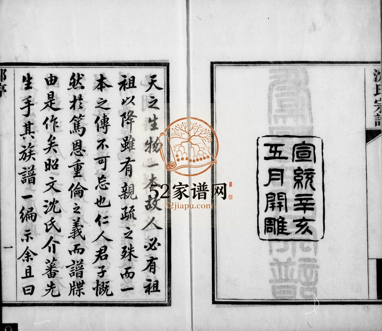 1911年修虞阳沈氏宗谱[12卷]江苏常熟沈姓电子版族谱下载