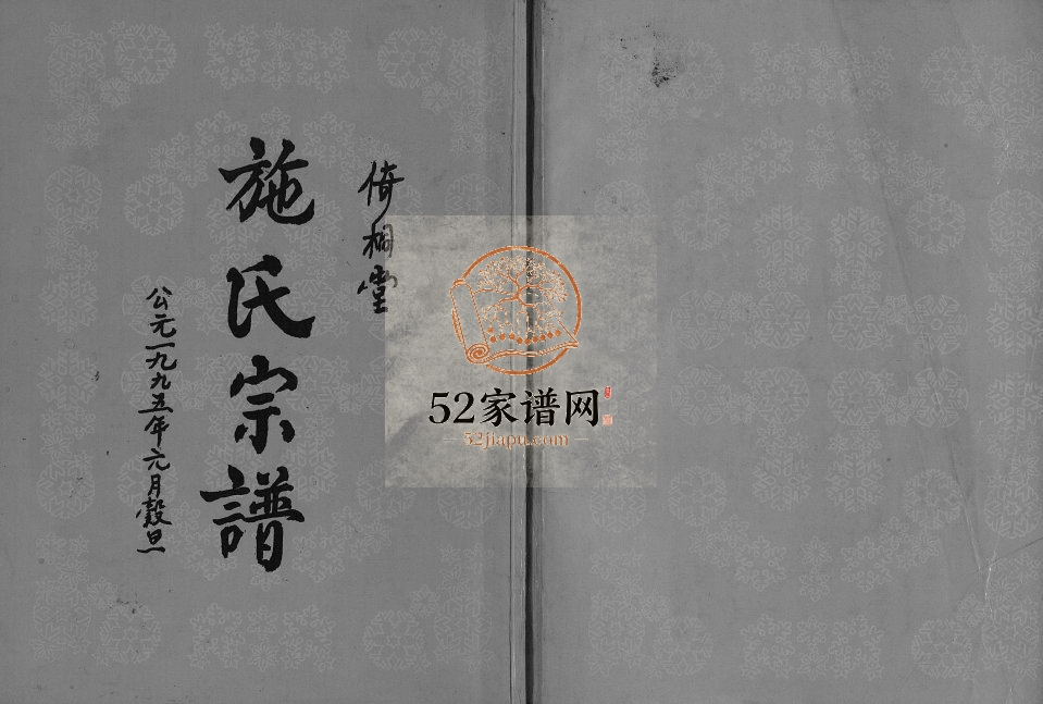 1995年六修施氏宗谱[3卷]江苏阜宁倚桐堂施姓电子版族谱下载