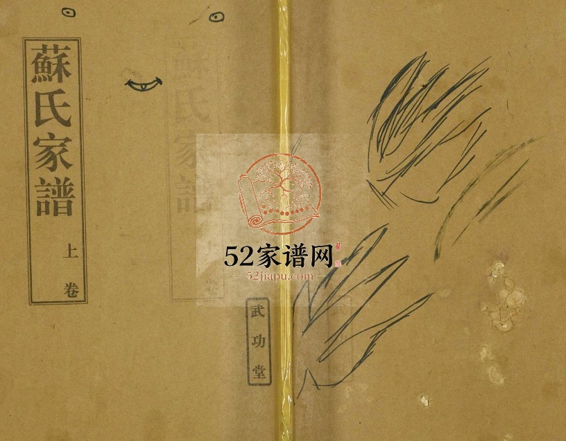 1998年修苏氏家谱 江苏盐城武功堂苏姓电子版族谱下载