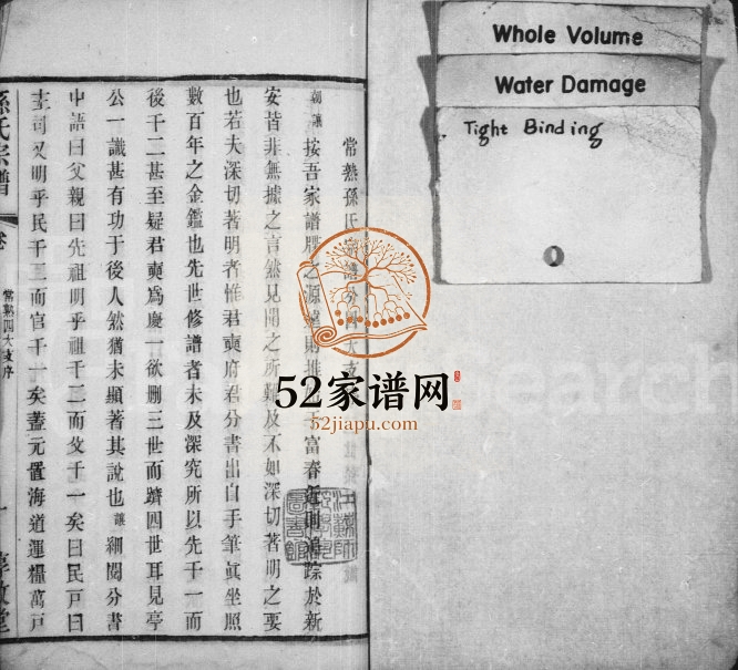 1889年修孙氏宗谱 江苏无锡 常熟惇叙堂孙姓电子版族谱下载