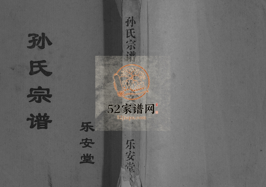 2002年修孙氏宗谱高作支谱 江苏建湖乐安堂孙姓电子版族谱下载