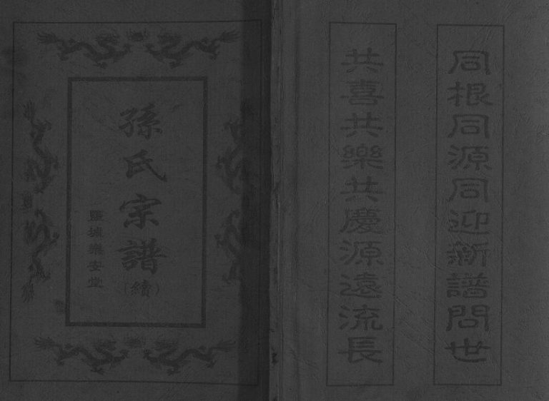 2005年修孙氏宗谱(续) 江苏盐城乐安堂孙姓电子版族谱下载