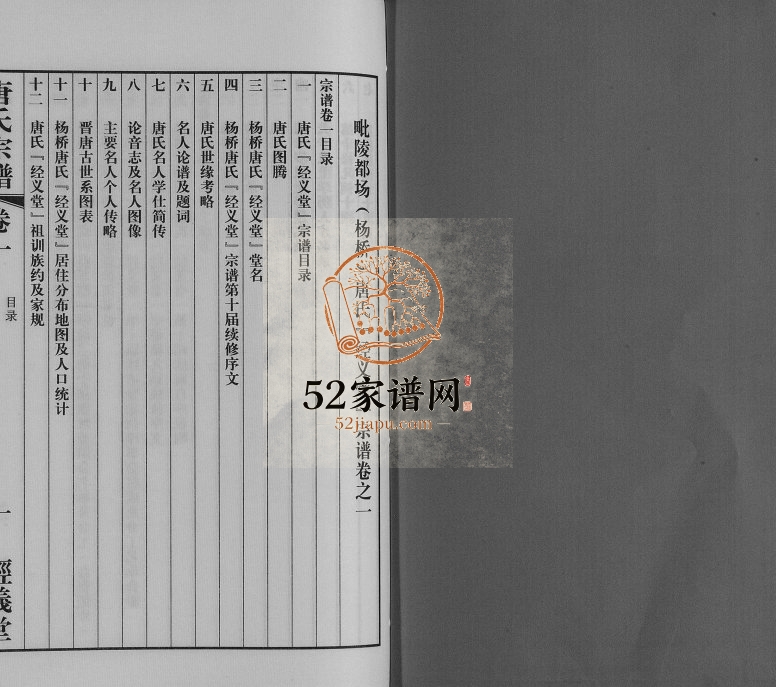 2016年修毗陵都场杨桥唐氏宗谱[十卷]江苏武进经义堂唐姓电子版族谱下载