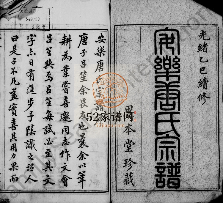 1905年修安乐唐氏宗谱[20卷]江苏江阴思本堂唐姓电子版族谱下载