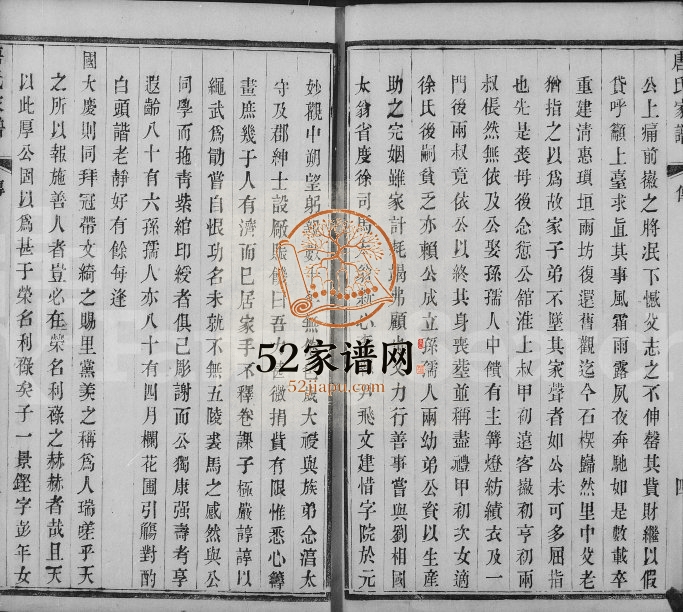 清光绪唐氏宗谱 江苏武进唐姓电子版族谱下载