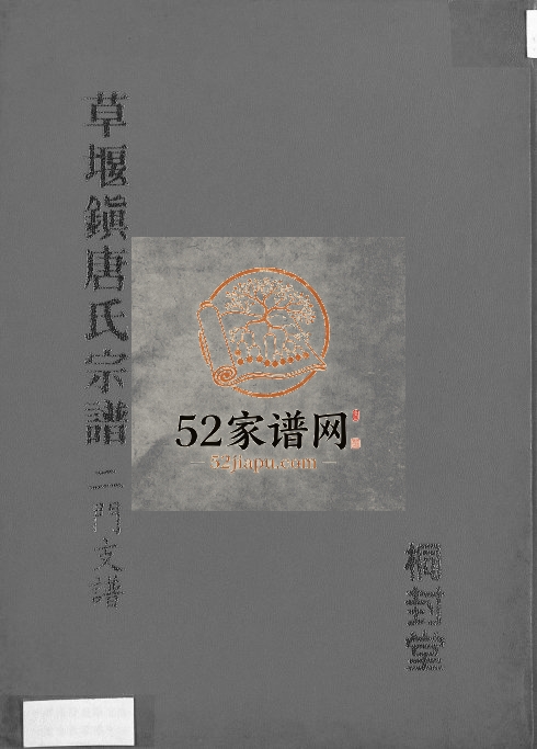 1998年修草堰镇唐氏宗谱二门支谱 江苏盐城唐姓电子版族谱下载