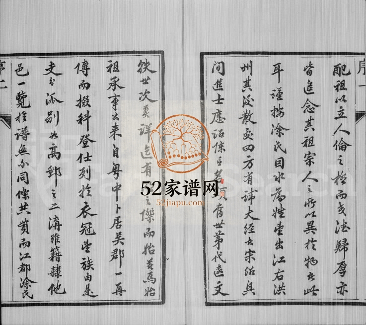 1915年修江都涂氏宗谱[6卷]江苏三妙堂涂姓电子版族谱下载