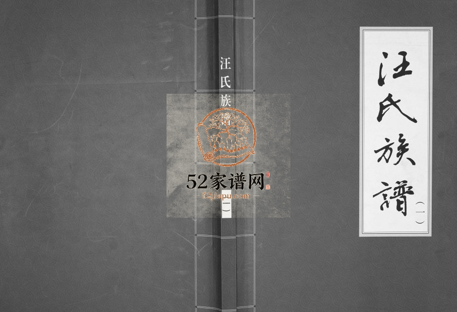 2014年修汪氏族谱[3册]江苏丰县 安徽砀山握纹堂汪姓电子版家谱下载