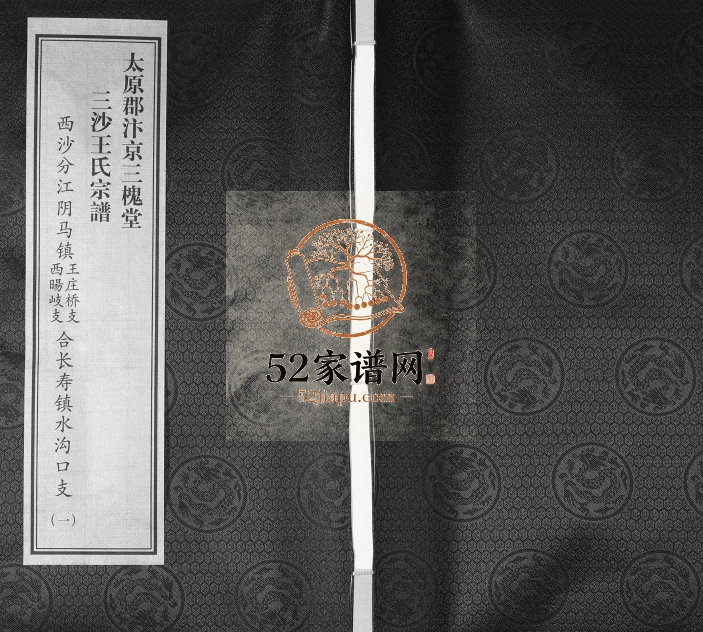 2015年太原郡汴京三槐堂三沙王氏宗谱[2卷]江苏无锡 江阴王姓电子版族谱下载