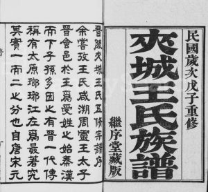 1948年晋陵夹城王氏五修宗谱[8卷]江苏武进继序堂王姓电子版家谱下载