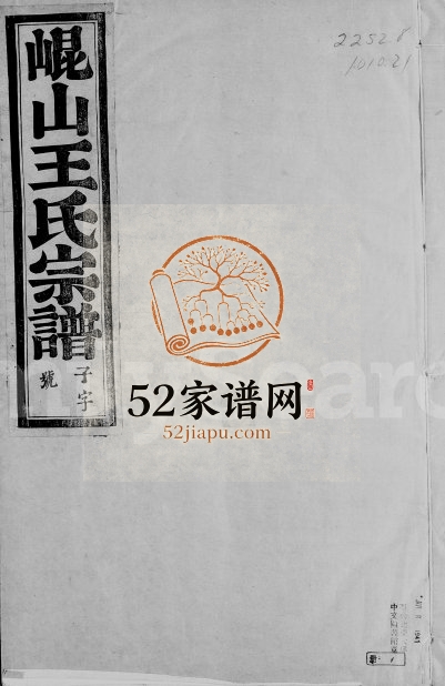 1885年修昆山王氏宗谱[4卷]江苏王姓电子版族谱下载
